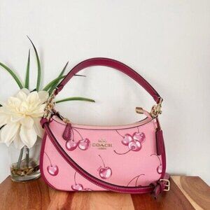 Coach Teri Shoulder Bag With Cherry Print